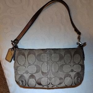 Vintage Coach Signature Wristlet